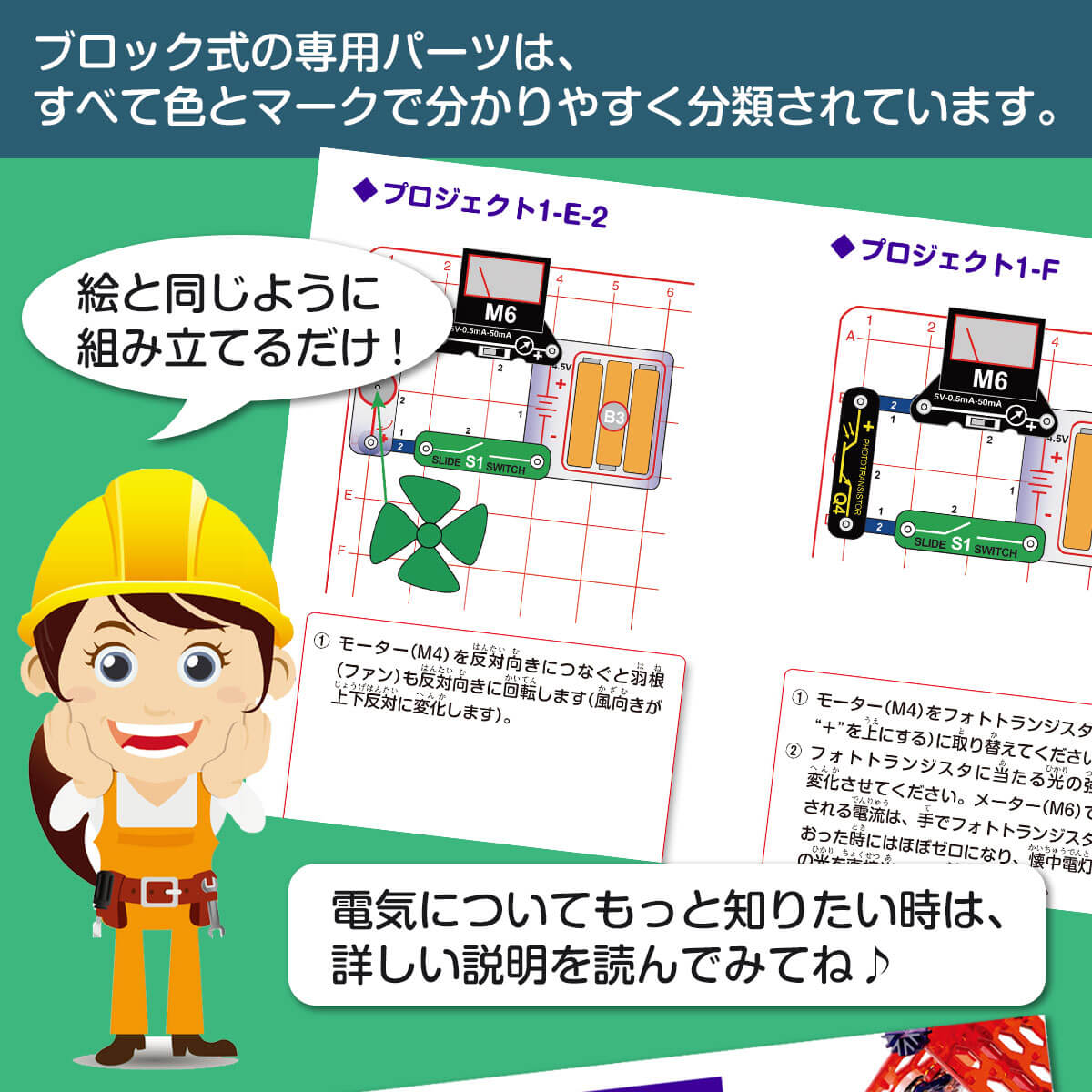 電気の仕組みも細かく説明